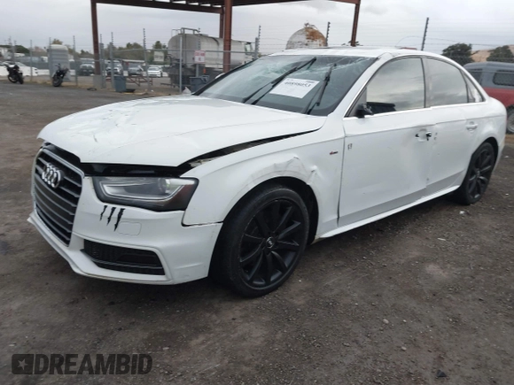 2014 Audi A4 Premium with VIN WAUBFAFL6EA030827, listed as a IAAI auction lot 40898053 with 130,586 mi miles. Bid and sale history available at carsss.com. Image 17.