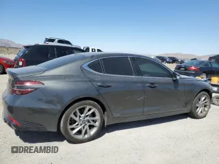 2022 Genesis G70 2.0T with VIN KMTG34TA3NU099562, listed as a Copart auction lot 69646954 with 50,334 mi miles and Salvage Title. Bid and sale history available at carsss.com. Image 3.