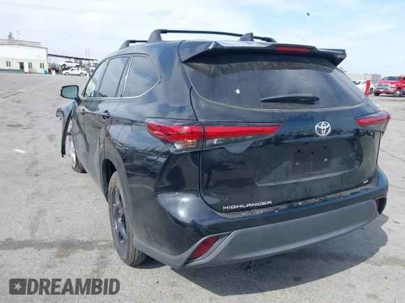 2021 Toyota Highlander L with VIN 5TDZZRAH1MS519762, listed as a IAAI auction lot 42039810 with 44,832 mi miles and . Bid and sale history available at DreamBid. Image 3.