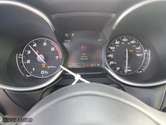 2018 Alfa Romeo Stelvio Ti Sport with VIN ZASFAKNN4J7B75102, listed as a Copart auction lot 48766335 with 82,917 mi miles and Clean Title. Bid and sale history available at carsss.com. Image 9.