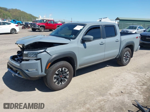 2024 Nissan Frontier SV with VIN 1N6ED1EK8RN668698, listed as a IAAI auction lot 42096224 with 5,295 mi miles and . Bid and sale history available at DreamBid. Image 17.
