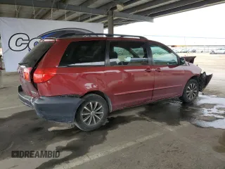 2009 Toyota Sienna CE with VIN 5TDZK23C89S284443, listed as a Copart auction lot 53574485 with 256,276 mi miles and Salvage Title. Bid and sale history available at carsss.com. Image 3.