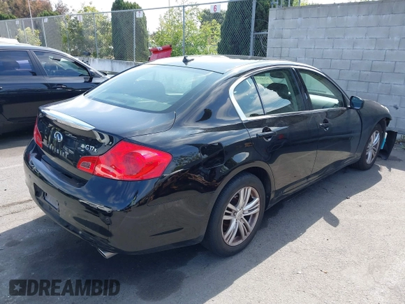 2013 Infiniti G37 x with VIN JN1CV6ARXDM350266, listed as a IAAI auction lot 42184406 with 85,600 mi miles and . Bid and sale history available at carsss.com. Image 4.