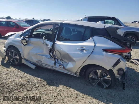 2022 Nissan LEAF SV Plus with VIN 1N4BZ1CV3NC561350, listed as a Copart auction lot 46451005 with 42,215 mi miles and Salvage Title. Bid and sale history available at DreamBid. Image 2.