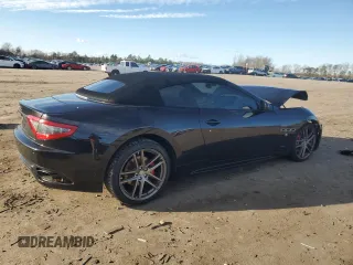 2015 Maserati GranTurismo Convertible Sport with VIN ZAM45VMA5F0129195, listed as a Copart auction lot 86961794 with 43,851 mi miles and Salvage Title. Bid and sale history available at carsss.com. Image 3.