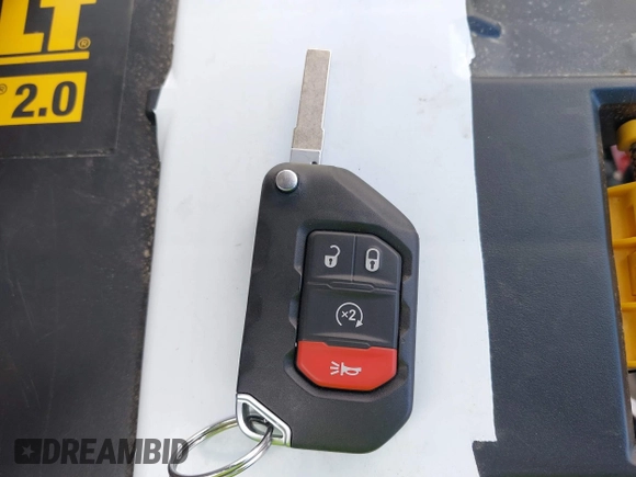 2021 Jeep Wrangler Unlimited Rubicon with VIN 1C4HJXFG9MW531858, listed as a IAAI auction lot 42001095 with 38,240 mi miles and . Bid and sale history available at DreamBid. Image 11.