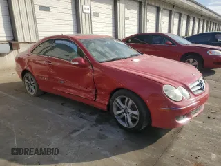 2009 Mercedes-Benz CLK 350 with VIN WDBTJ56H69F263333, listed as a Copart auction lot 66395384 with 138,149 mi miles and Salvage Title. Bid and sale history available at carsss.com. Image 4.
