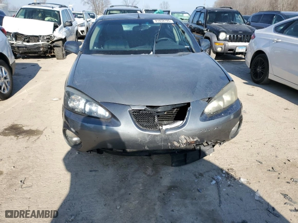 2005 Pontiac Grand Prix with VIN 2G2WP522351192595, listed as a Copart auction lot 41658195 with 0 miles and Salvage Title. Bid and sale history available at carsss.com. Image 5.