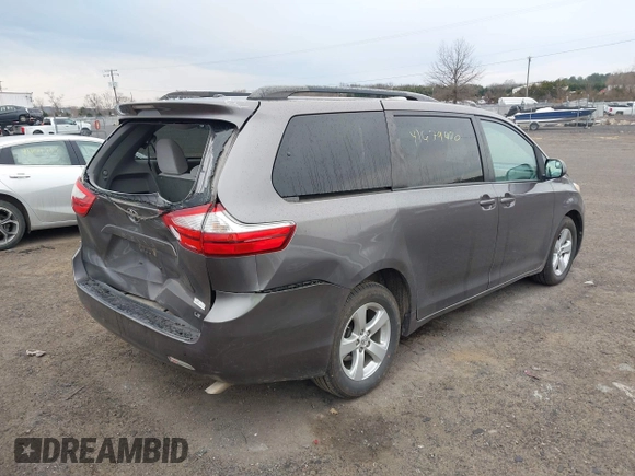 2016 Toyota Sienna LE AAS with VIN 5TDKK3DC2GS714907, listed as a IAAI auction lot 41679920 with 130,321 mi miles. Bid and sale history available at carsss.com. Image 4.