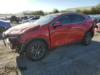 2025 Lexus NX 250 with VIN 2T2ADCAZ1SC025484, listed as a Copart auction lot 57349475 with 1,489 mi miles and Salvage title. Bid and sale history available at DreamBid. Image 1.
