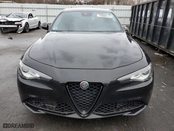 2021 Alfa Romeo Giulia with VIN ZARFANANXM7647698, listed as a Copart auction lot 79488413 with 0 mi miles. Bid and sale history available at carsss.com. Image 5.