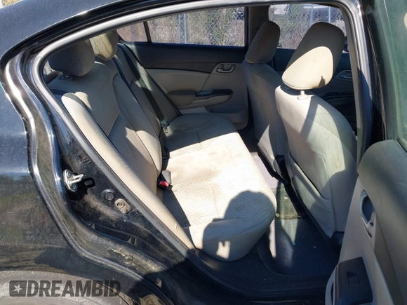 2015 Honda Civic Sedan LX with VIN 19XFB2F55FE051240, listed as a IAAI auction lot 41889918 with 217,589 mi miles. Bid and sale history available at carsss.com. Image 7.