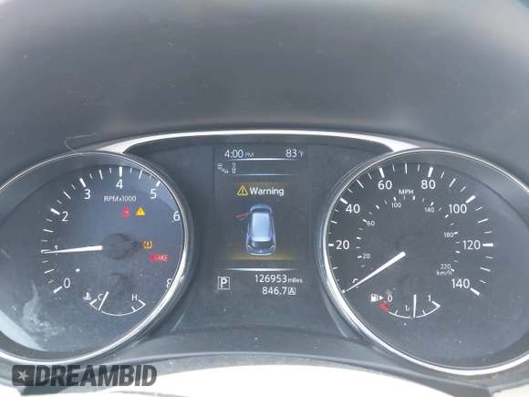 2016 Nissan Rogue SL with VIN 5N1AT2MT5GC856703, listed as a IAAI auction lot 42193522 with 126,953 mi miles. Bid and sale history available at carsss.com. Image 7.