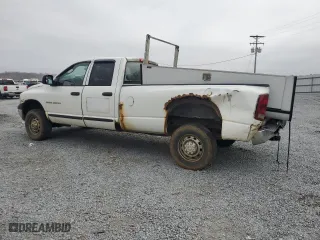 2005 Dodge Ram 2500 SLT with VIN 3D7KS28C65G784951, listed as a Copart auction lot 43522025 with 0 mi miles and Salvage Title. Bid and sale history available at carsss.com. Image 2.