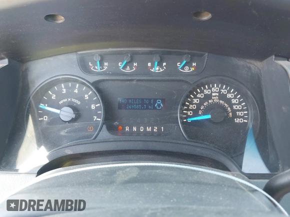 2013 Ford F-150 XL with VIN 1FTMF1CM9DKF99365, listed as a IAAI auction lot 41998026 with 269,585 mi miles and . Bid and sale history available at DreamBid. Image 7.