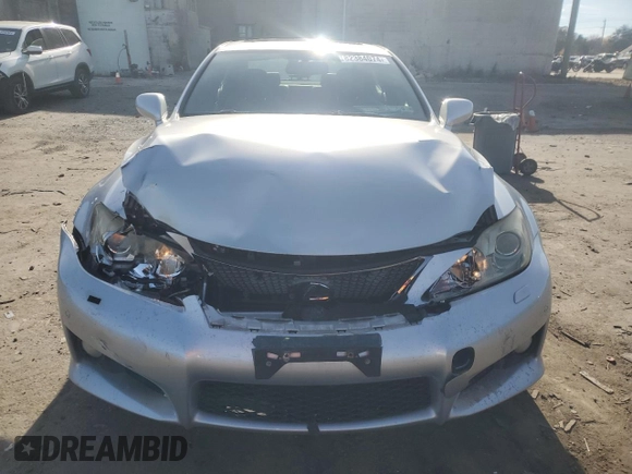 2008 Lexus IS F F z VIN JTHBP262585003921, wystawiony jako Copart lot #82384074 z przebiegiem 104 117 mil mil oraz Szkody całkowita. Historia ofert i sprzedaży dostępna na DreamBid. Obrazek 5.