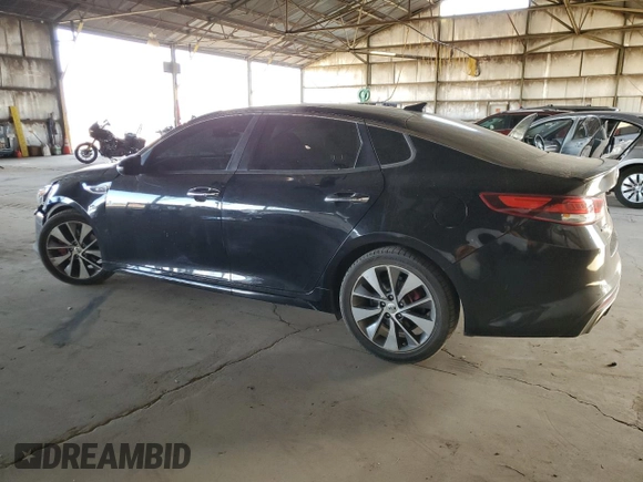 2016 Kia Optima SX Turbo with VIN 5XXGW4L22GG095252, listed as a Copart auction lot 42609305 with 159,528 mi miles and Salvage Title. Bid and sale history available at carsss.com. Image 2.