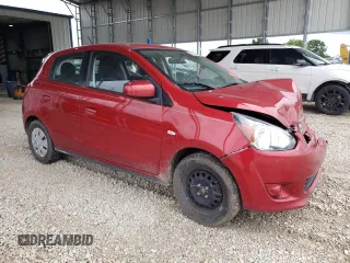 2015 Mitsubishi Mirage DE z VIN ML32A3HJ2FH039643, wystawiony jako Copart lot #58527745 z przebiegiem 109 518 mil mil oraz Szkoda całkowita • Salvage title. Historia ofert i sprzedaży dostępna na DreamBid. Obrazek 4.