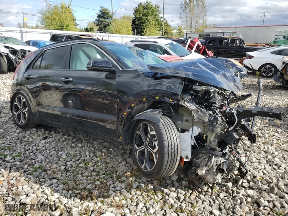 2024 Kia Niro SX Touring with VIN KNDCT3LE6R5152796, listed as a Copart auction lot 74388604 with 0 mi miles and Non Repairable. Bid and sale history available at carsss.com. Image 4.