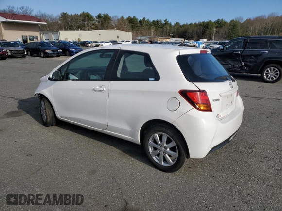 2015 Toyota Yaris L with VIN VNKJTUD3XFA016045, listed as a Copart auction lot 52599155 with 0 mi miles and Salvage Title. Bid and sale history available at carsss.com. Image 2.