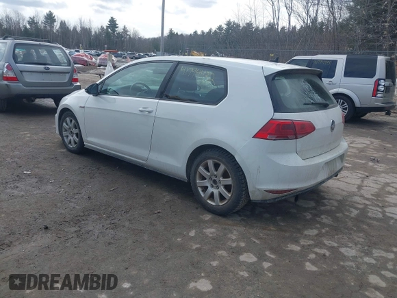 2016 Volkswagen Golf GTI S with VIN 3VWYT7AUXGM043253, listed as a IAAI auction lot 41794432 with 116,117 mi miles. Bid and sale history available at carsss.com. Image 3.