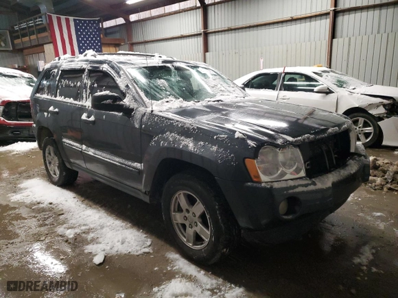 2007 Jeep Grand Cherokee Laredo with VIN 1J8HR48P17C698847, listed as a Copart auction lot 87589575 with 183,188 mi miles and Salvage Title. Bid and sale history available at carsss.com. Image 4.