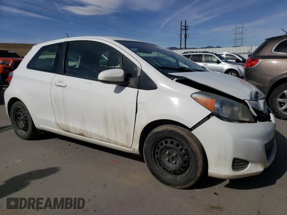 2013 Toyota Yaris L with VIN JTDJTUD30DD572322, listed as a Copart auction lot 47873475 with 77,441 mi miles and Salvage Title. Bid and sale history available at carsss.com. Image 4.