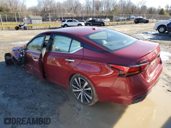 2019 Nissan Altima 2.5 Platinum with VIN 1N4BL4FW9KN300151, listed as a Copart auction lot 45049055 with 80,131 mi miles and Salvage Title. Bid and sale history available at carsss.com. Image 2.