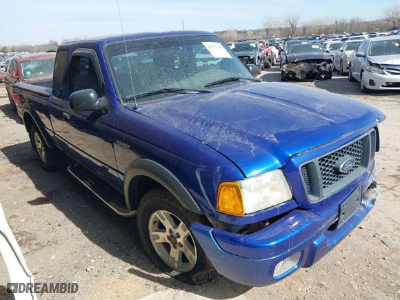 2005 Ford Ranger XLT with VIN 1FTYR44U25PA25865, listed as a IAAI auction lot 41527346 with 175,013 mi miles. Bid and sale history available at carsss.com. Image 1.