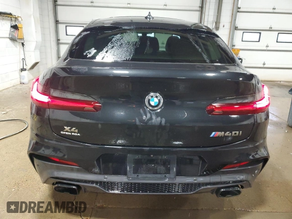 2020 BMW X4 M40i with VIN 5UX2V5C07L9B70294, listed as a Copart auction lot 47483825 with 62,407 mi miles and Salvage title. Bid and sale history available at DreamBid. Image 6.