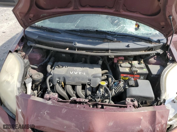 2009 Toyota Yaris with VIN JTDKT903095229132, listed as a Copart auction lot 51512655 with 183,963 mi miles and Salvage Title. Bid and sale history available at carsss.com. Image 12.