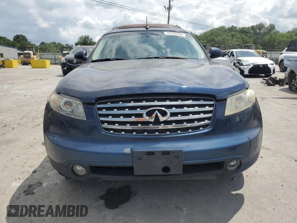 2005 Infiniti FX with VIN JNRAS08W85X207662, listed as a Copart auction lot 59736235 with 231,061 mi miles and Clean title. Bid and sale history available at DreamBid. Image 5.
