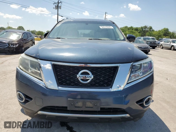 2014 Nissan Pathfinder S with VIN 5N1AR2MM9EC603825, listed as a Copart auction lot 54376525 with 229,783 mi miles and Salvage title. Bid and sale history available at DreamBid. Image 5.