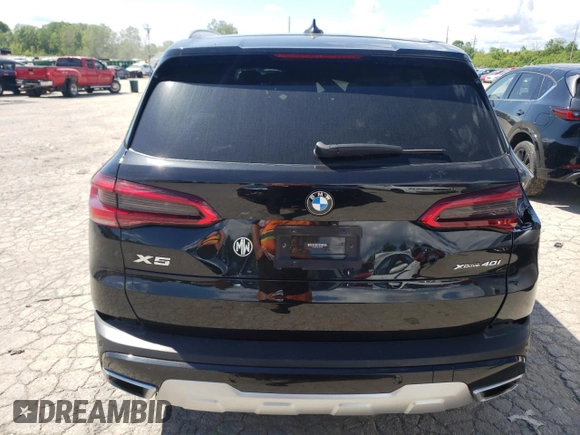 2020 BMW X5 xDrive40i с VIN 5UXCR6C00LLL65426, выставлен на аукционе Copart как лот 53951324 с пробегом 61 471 миль миль и Списание • Salvage title. История ставок и продаж доступна на DreamBid. Изображение 6.