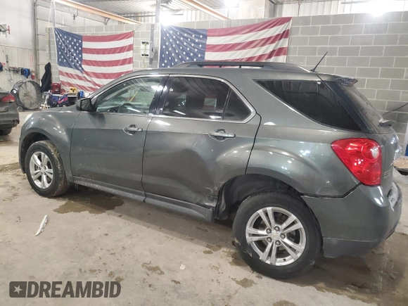 2013 Chevrolet Equinox LT with VIN 2GNALDEK0D6247357, listed as a Copart auction lot 45310265 with 129,616 mi miles and Salvage Title. Bid and sale history available at carsss.com. Image 2.