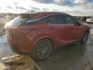 2023 Lexus RX 350h z VIN 2T2BBMCA4PC004580, wystawiony jako Copart lot #87616145 z przebiegiem 31 020 mil mil oraz Szkoda całkowita • Salvage title. Historia ofert i sprzedaży dostępna na DreamBid. Obrazek 3.