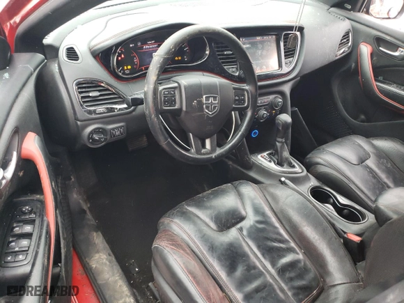 2013 Dodge Dart GT with VIN 1C3CDFCB2DD325091, listed as a Copart auction lot 45110635 with 142,583 mi miles and Salvage Title. Bid and sale history available at carsss.com. Image 8.
