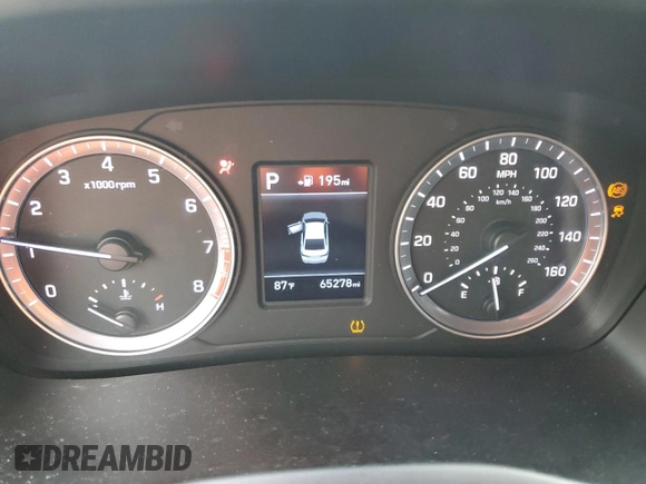 2019 Hyundai Sonata SE with VIN 5NPE24AF1KH776007, listed as a Copart auction lot 70625674 with 65,278 mi miles and Non Repairable. Bid and sale history available at DreamBid. Image 9.