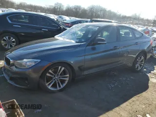 2014 BMW 3 Series GT 335i Gran Turismo xDrive with VIN WBA3X9C55ED153166, listed as a Copart auction lot 42665005 with 162,682 mi miles and Salvage Title. Bid and sale history available at DreamBid. Image 1.