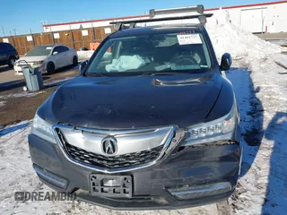 2016 Acura MDX with VIN 5FRYD4H27GB043605, listed as a IAAI auction lot 41402737 with 129,259 mi miles. Bid and sale history available at carsss.com. Image 6.