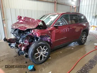 2025 Jeep Grand Cherokee Limited z VIN 1C4RJHBG0SC275477, wystawiony jako Copart lot #59949935 z przebiegiem Nie podano mil oraz Szkoda całkowita • Salvage title. Historia ofert i sprzedaży dostępna na DreamBid. Obrazek 1.