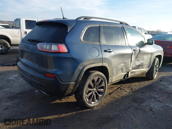 2021 Jeep Cherokee Latitude Lux with VIN 1C4PJMMXXMD206516, listed as a IAAI auction lot 41640424 with 95,068 mi miles and . Bid and sale history available at carsss.com. Image 4.