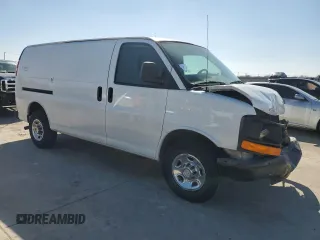 2010 Chevrolet Express Cargo with VIN 1GCZGFBA5A1162729, listed as a Copart auction lot 45866105 with Not provided miles and Salvage title. Bid and sale history available at DreamBid. Image 4.