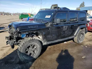 2023 Jeep Wrangler Sport S with VIN 1C4HJXDG2PW520109, listed as a Copart auction lot 42623965 with 14,256 mi miles and Clean Title. Bid and sale history available at DreamBid. Image 1.