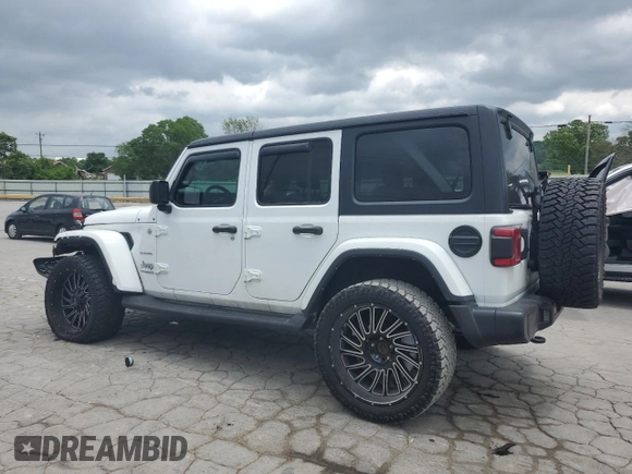2022 Jeep Wrangler Unlimited Sahara с VIN 1C4HJXEN0NW262439, выставлен на аукционе Copart как лот 57469545 с пробегом 30 336 миль миль и Списание • Salvage title. История ставок и продаж доступна на DreamBid. Изображение 2.