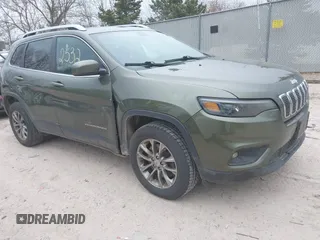 2019 Jeep Cherokee Latitude Plus with VIN 1C4PJMLB2KD395617, listed as a IAAI auction lot 41992532 with 254,632 mi miles and . Bid and sale history available at carsss.com. Image 1.