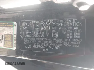 2013 Kia Sportage LX z VIN KNDPBCA27D7451269, wystawiony jako IAAI lot #42399187 z przebiegiem 119 507 mil mil oraz . Historia ofert i sprzedaży dostępna na DreamBid. Obrazek 9.