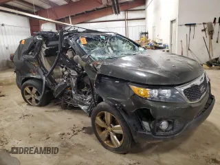 2012 Kia Sorento EX with VIN 5XYKU4A23CG247533, listed as a Copart auction lot 44208935 with 0 mi miles and Salvage Title. Bid and sale history available at carsss.com. Image 4.