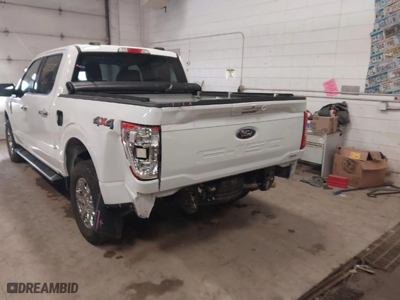 2023 Ford F-150 XL with VIN 1FTEW1EP8PFC03158, listed as a IAAI auction lot 41751515 with 16,306 mi miles. Bid and sale history available at carsss.com. Image 6.