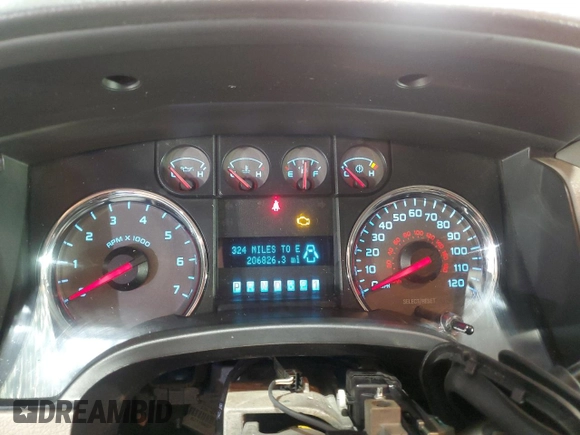 2009 Ford F-150 XL with VIN 1FTPX14V59FA49291, listed as a Copart auction lot 63083155 with 206,826 mi miles and Salvage title. Bid and sale history available at DreamBid. Image 9.